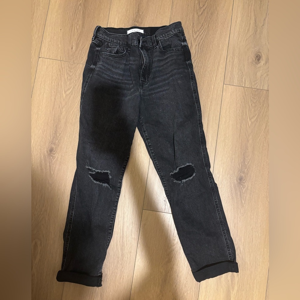 Eunina size 28 super high rise boyfriend jeans